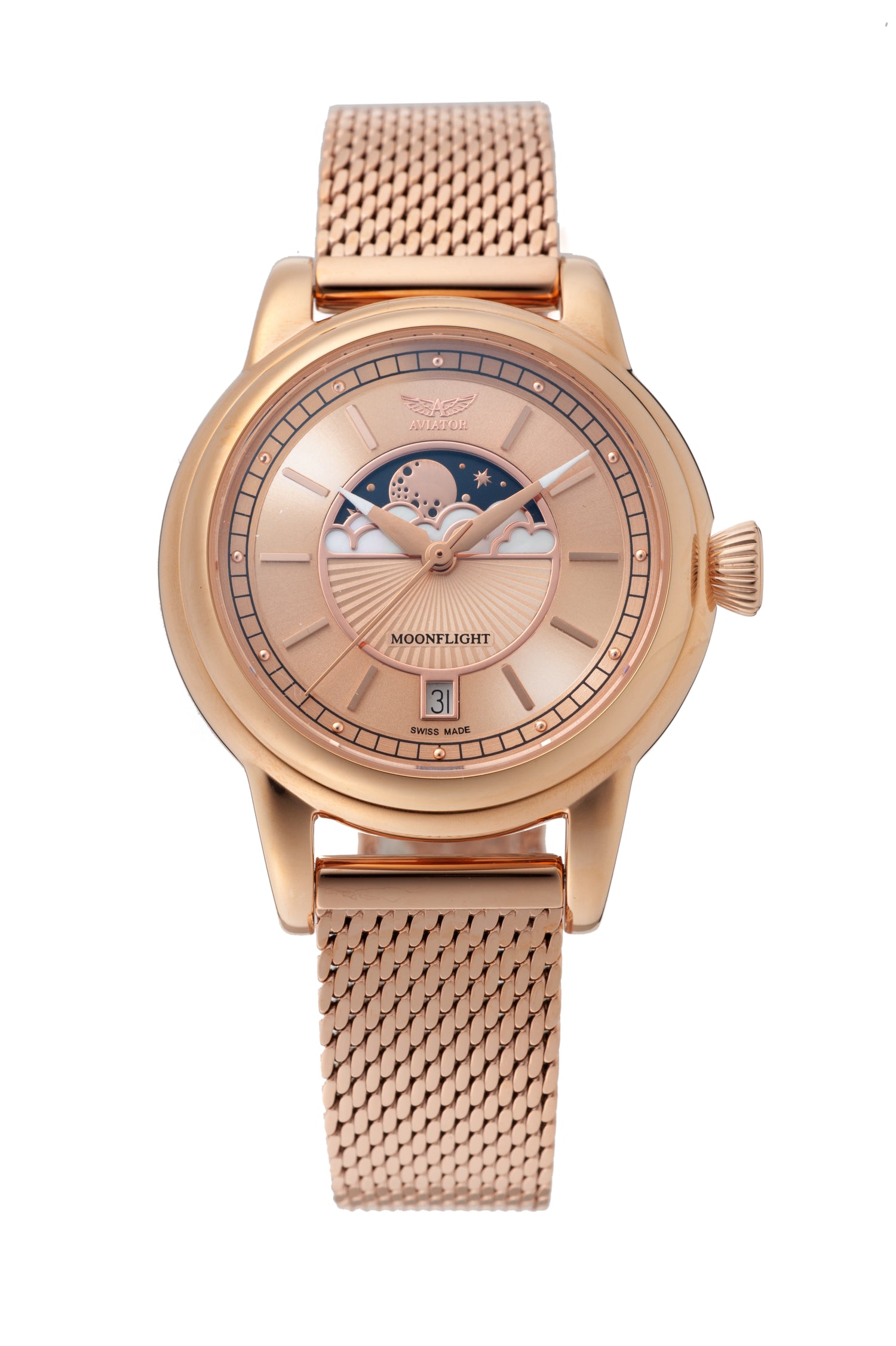MOONFLIGHTーBEIGE CHAMPAGNE GOLDー ブレスレットモデル V.1.33.2.260.5
