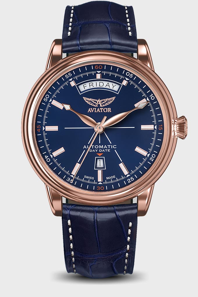 DOUGLAS DAY DATE Automatic RoseGold PVD