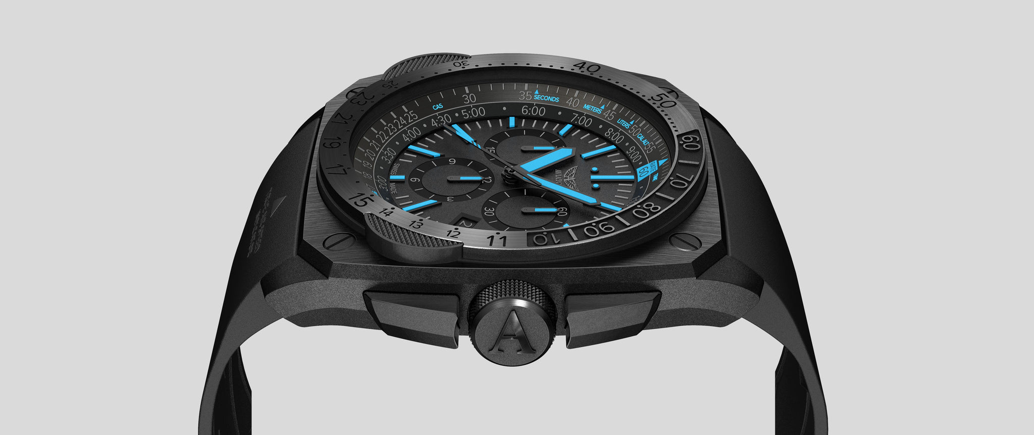 AVIATOR MIG29 SMTクロノグラフ　クォーツ式 AVIATOR(アビエイター) MIG-29 SMT CHRONO(ミグ29 SMTクロノ